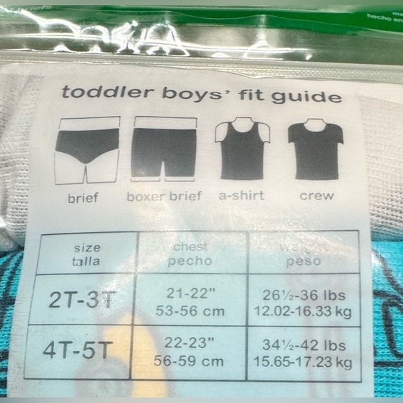 Fruit of the Loom Tanks and Briefs Toddler Boys' Multicolor Set - Picture 4 of 5